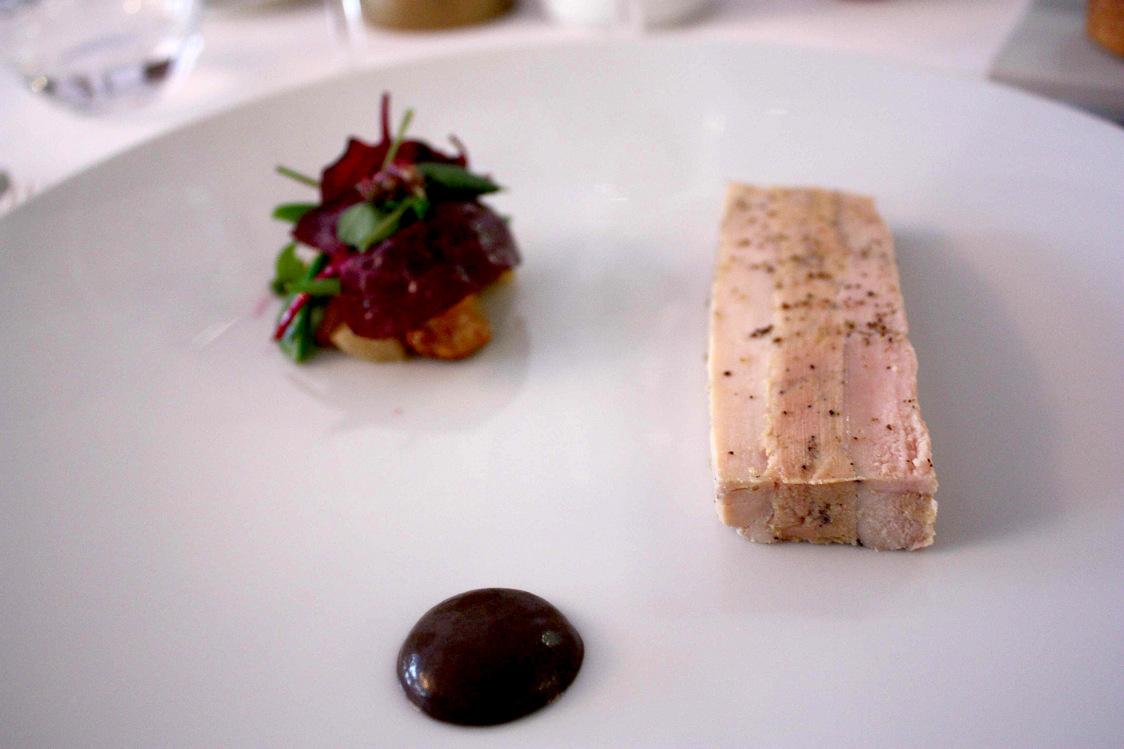 Pressé de volaile foie gras cèpes girolles © P.Faus 