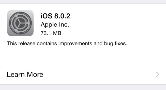 iOS 8.0.2