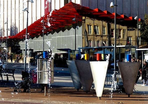 Une nouvelle marquise pour célébrer la fin des travaux de rénovation des Galeries Lafayette de Metz Metz Marquise Galeries Lafayette 3
