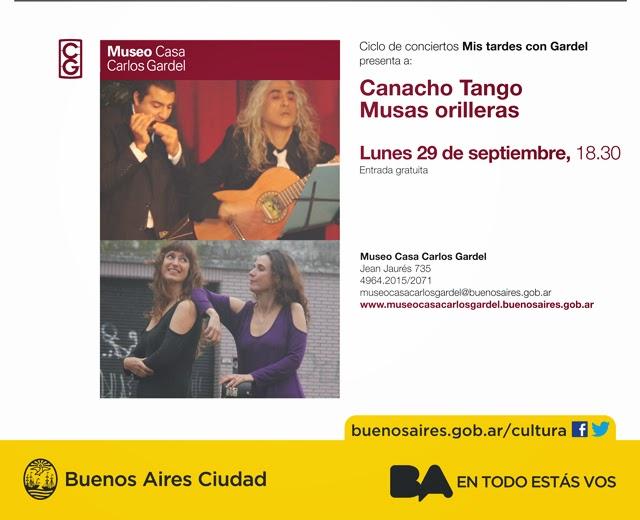 Canacho Tango et muses de ceinture au Museo Casa Carlos Gardel [à l'affiche]