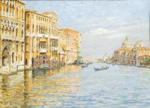 Venezia, Il Canal Grande Presso La Salute