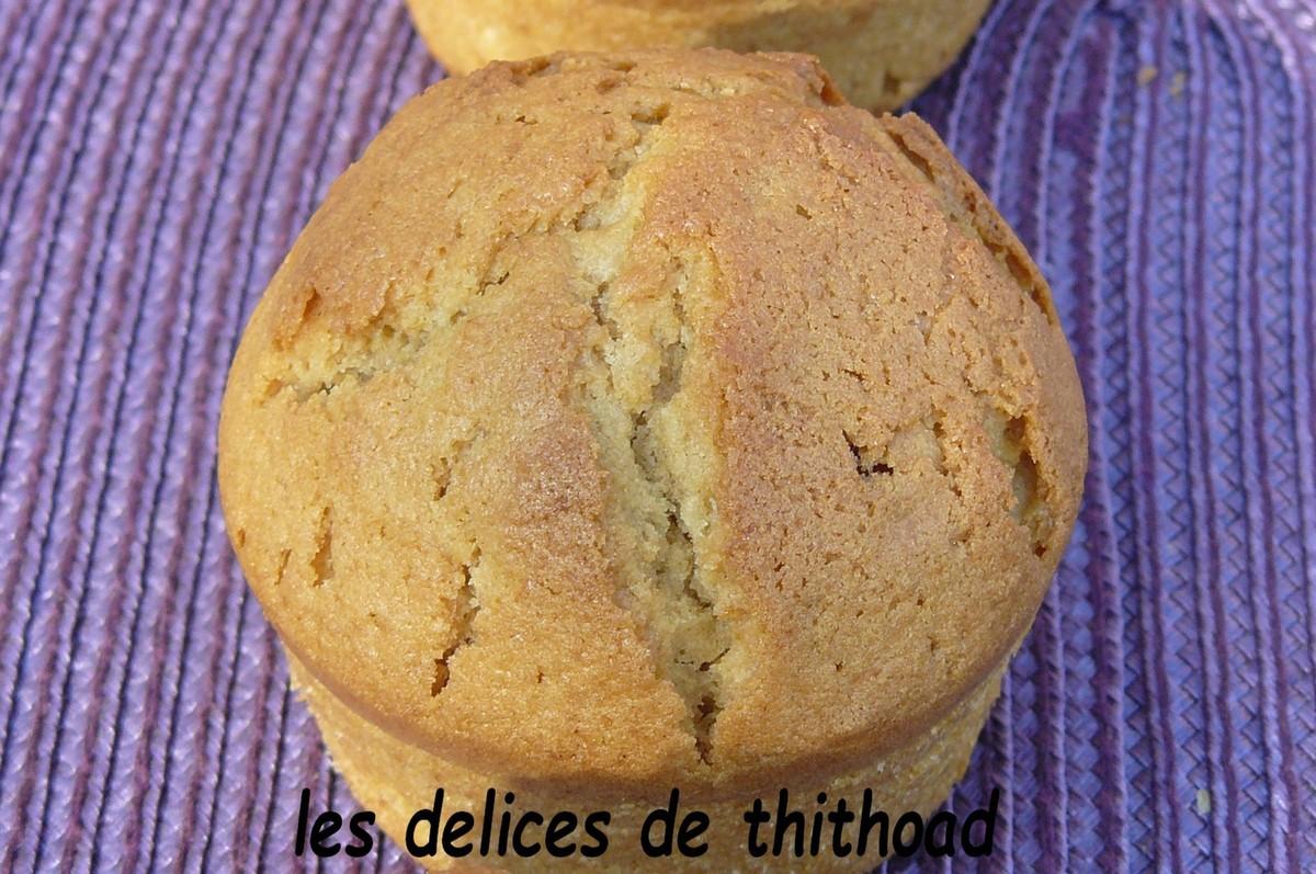 muffins au spéculoos et coeur chocolat blanc