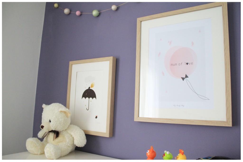La chambre de bébé – Avant / Après Posters-mylovelything