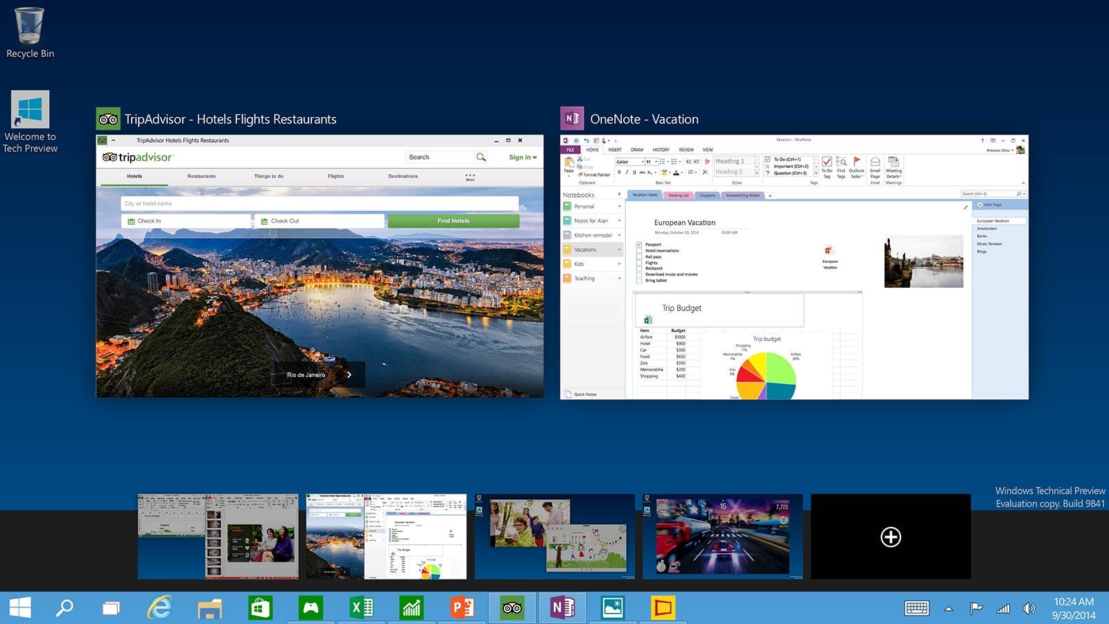 Les 10 changements apportés par Windows 10 multipledesktop