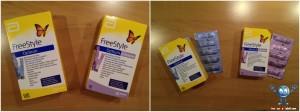 FreeStyle Libre – Mesure du glucose et de l’acétone {photos} Électrodes pour la mesure de la glycémie (gauche), et de l'acétone (droite)