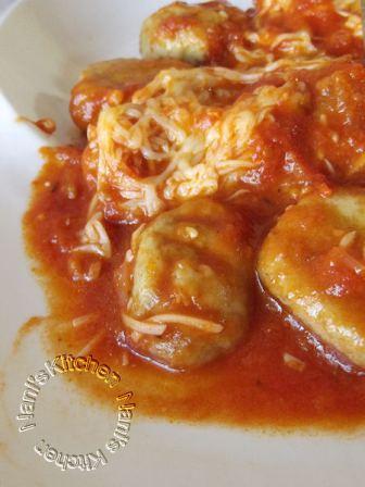 Gnocchis de pommes de terre maison à la sauce tomate gnocchis complet sauce tomate (3)