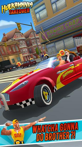 C'est Hulk Hogan qui conduit Crazy Taxi: City Rush sur iPhone C'est Hulk Hogan qui conduit Crazy Taxi: City Rush sur iPhone