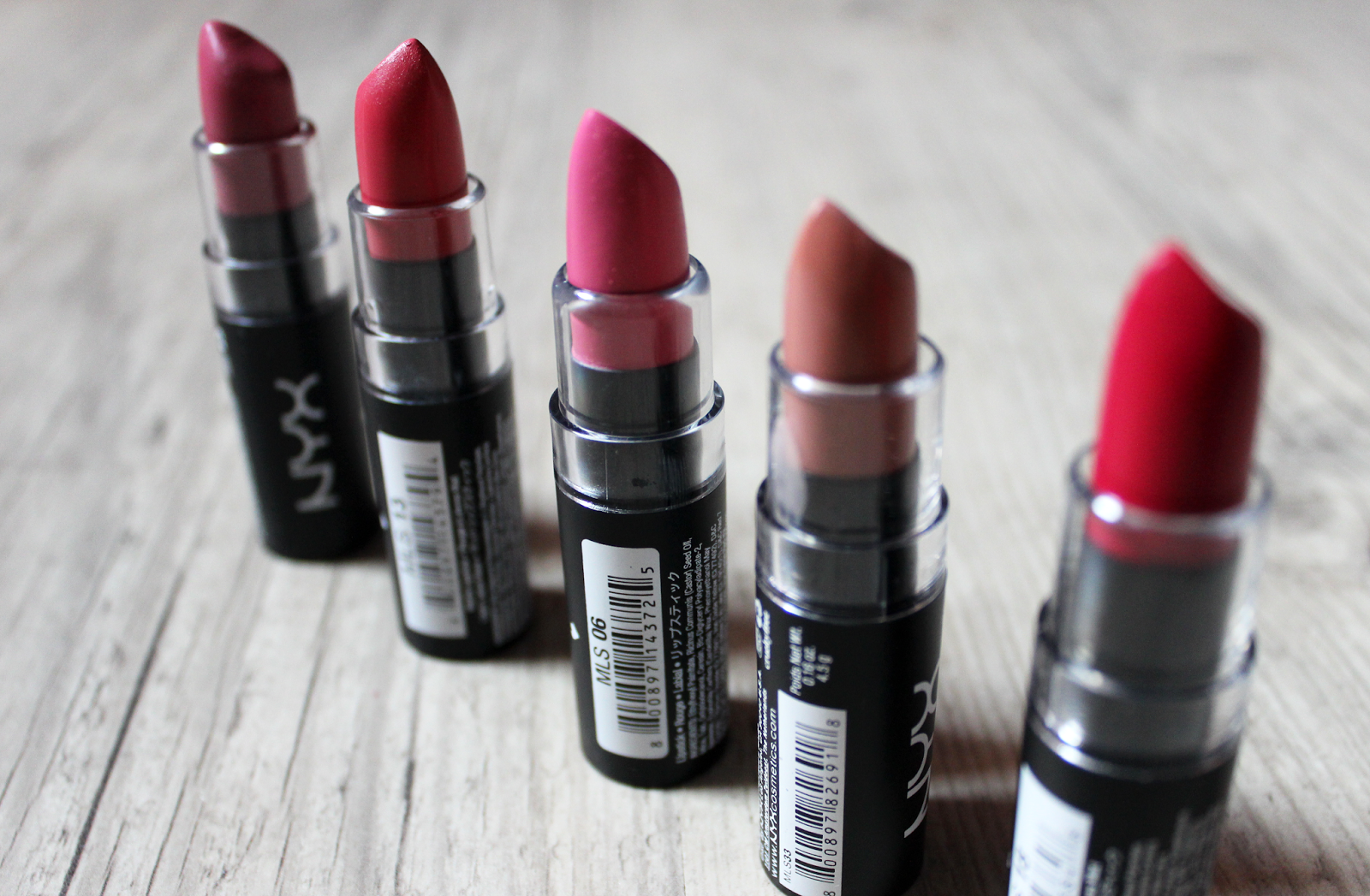 Coup de coeur (again) pour du mat à mini prix : les Matte lipsticks NYX Coup de coeur (again) pour du mat à mini prix : les Matte lipsticks NYX