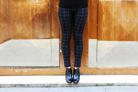 Squares legging carreaux