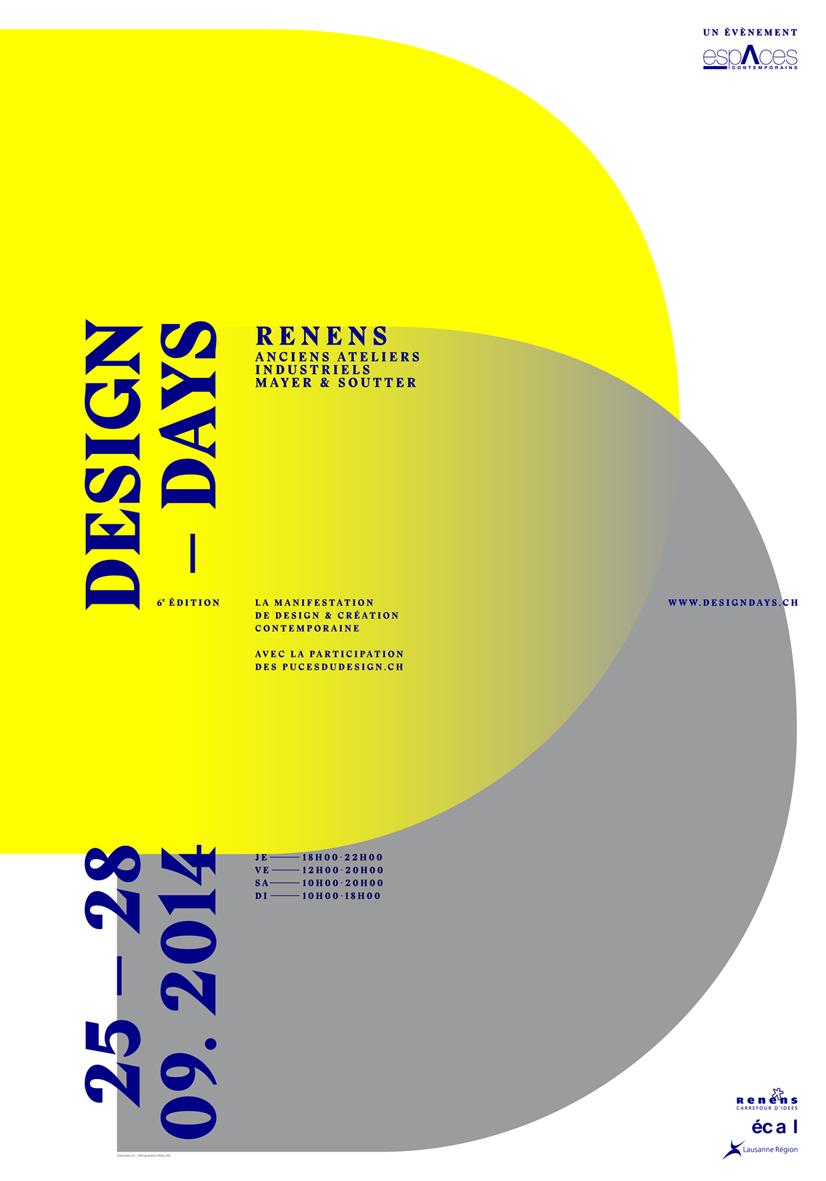 Les Design Days s’installent à Renens Impression
