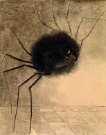 Odilon Redon - L'araignée souriante (1881)