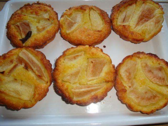 tartelette aux poire amande tartelette aux poire amande
