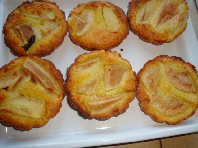 tartelette aux poire amande tartelette aux poire amande