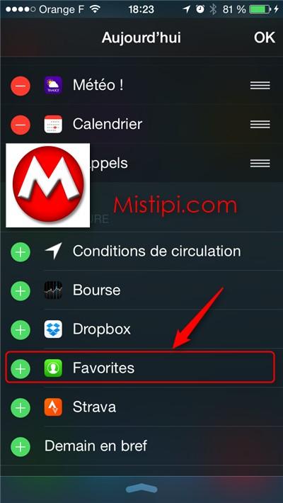 Favorites Widget pour iOS : Ajouter vos contacts favoris sur votre page Aujourd’hui Favorites Widget 8