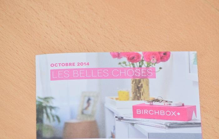 Les belles choses d'Octobre by Birchbox