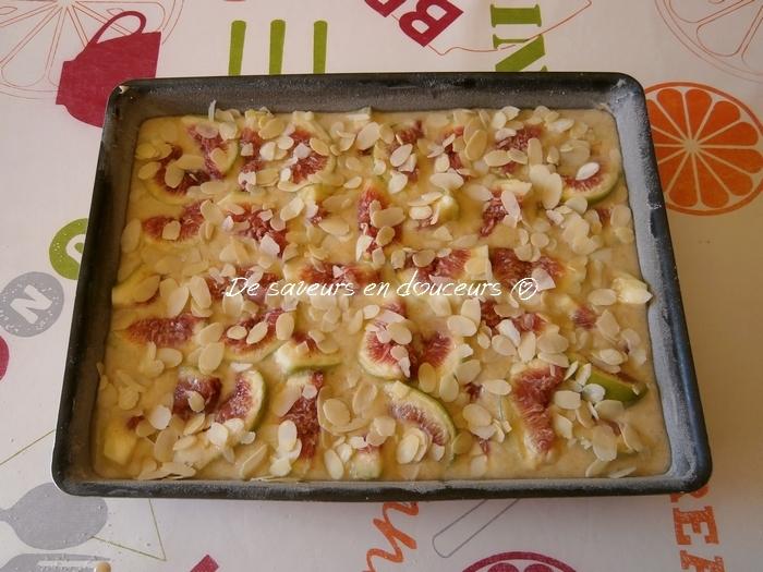 Moelleux aux figues fraîches et aux amandes Moelleux aux figues fraîches et aux amandes