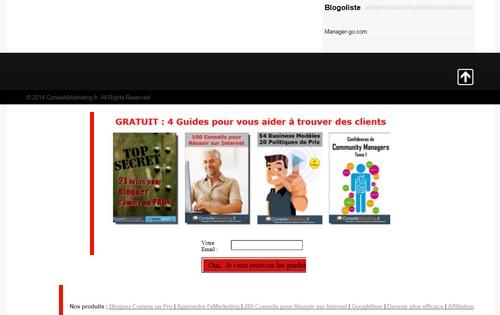 Le Mini Guide pour obtenir plus de prospects avec un Blog – Partie 6 footer blog
