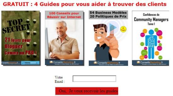 Le Mini Guide pour obtenir plus de prospects avec un Blog – Partie 6 pack de bonus