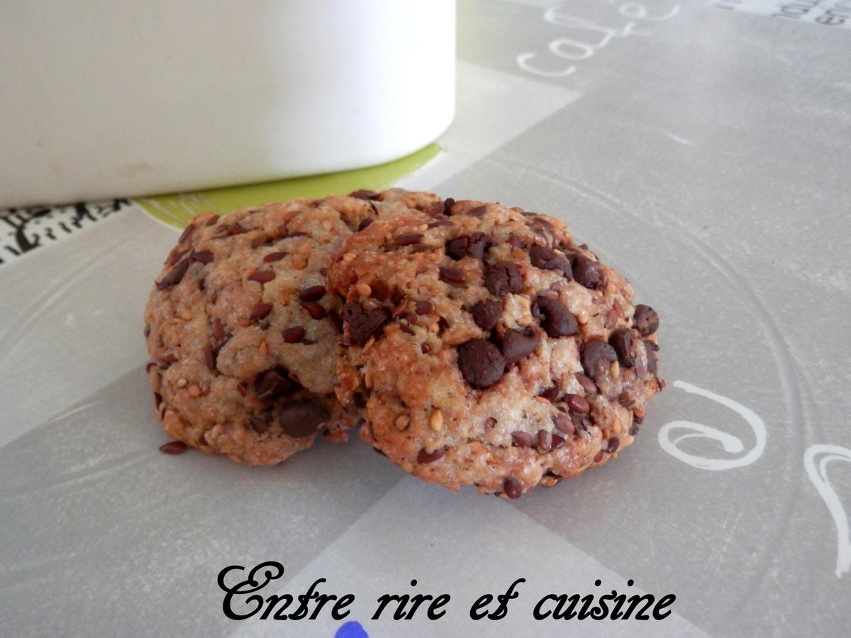 Cookies aux graines de lin - riches en Oméga 3 Cookies aux graines de lin - riches en Oméga 3
