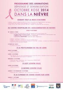 Programme-Affiche-ADECA-octobre-2014 Octobre Rose 2014: 21 ans de sensibilisation au dépistage du cancer du sein