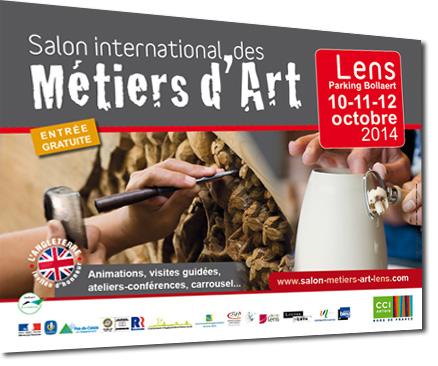 Affiche salon des Métiers d'Art Lens http://www.salon-metiers-art-lens.com/