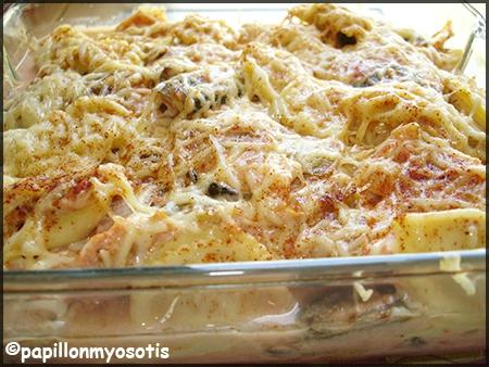 GRATIN DE RAVIOLIS AU POIREAU ET TOMATE gratin de ravioli_1