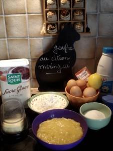 On mange quoi demain ? Gaufres au citron meringué et crème de citron Gaufre au citron meringué