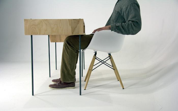 Bureau minimaliste Fig. 8 Desk par Steven Berkas Bureau minimaliste Fig. 8 Desk par Steven Berkas