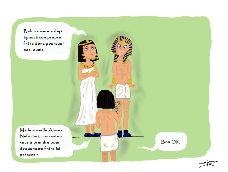 Ahmès Néfertari, l’Épouse du Dieu (rien que ça)