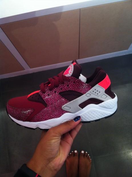huarache bordeau femme