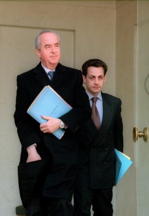 Edouard Balladur et Nicolas Sarkozy, en 1995. 
