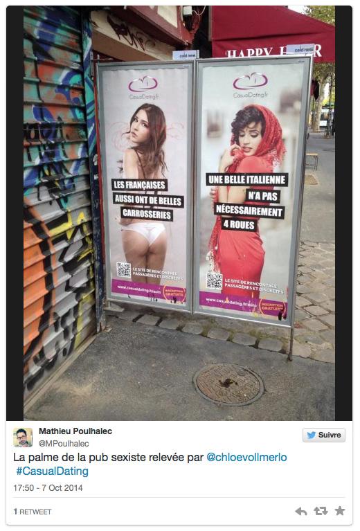 « Les Françaises aussi ont de belles carrosseries » casualpub