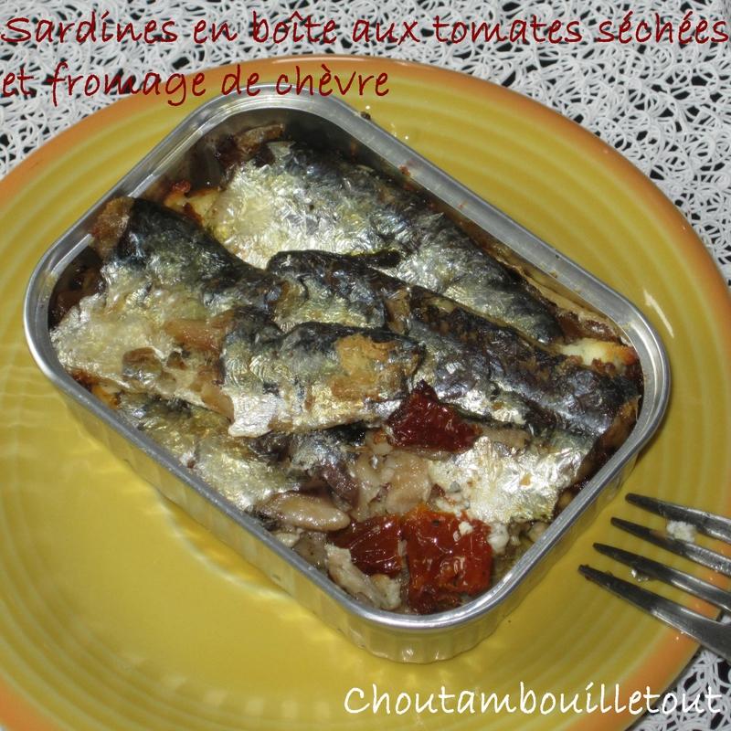 sardines tomate chevre