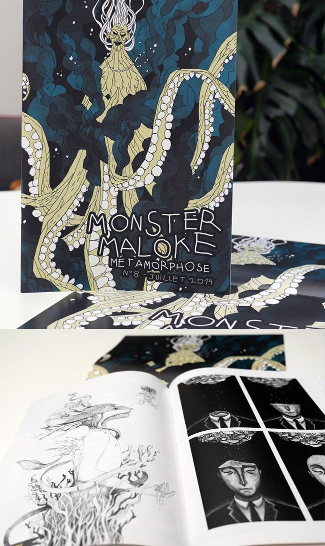 Planche 01Monstermaloké- AlexandraPetracchi Monster Maloke 8 “Metamorphose”