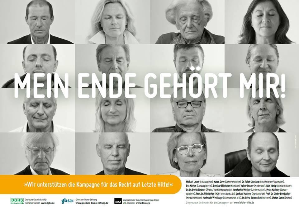 Ma fin m'appartient! Une campagne pour le droit à l'euthanasie en Allemagne: Letzte-Hilfe.de