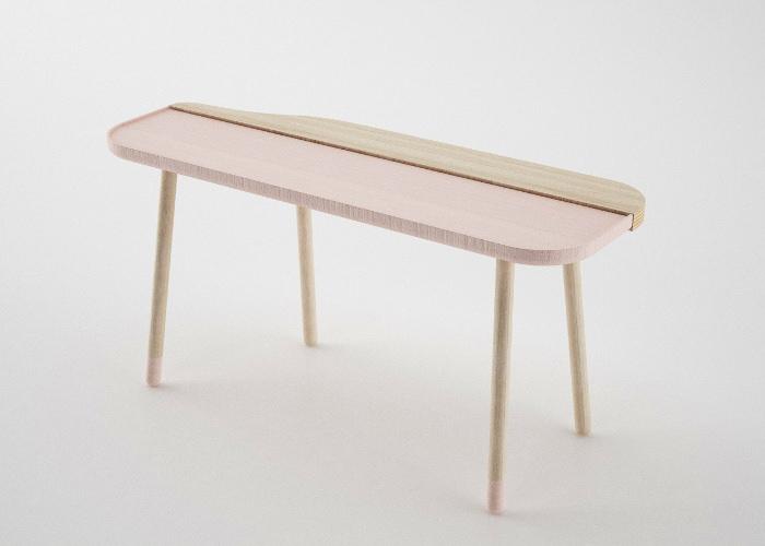 Tables bicolores Bito par Nicola Conti Tables bicolores Bito par Nicola Conti