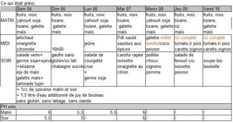Burn-out Detox. (ou comment le kiné m’a dégouté des légumes) menu alcalinisant
