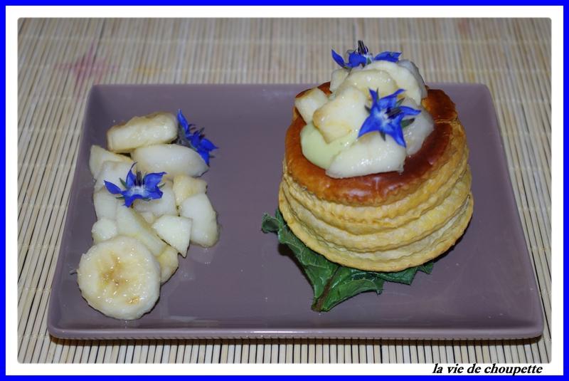 BOUCHEES A LA REINE SUCREES AUX FRUITS ET SA CREME PATISSIERE VERTE ... bouchée à la reine sucrée-8