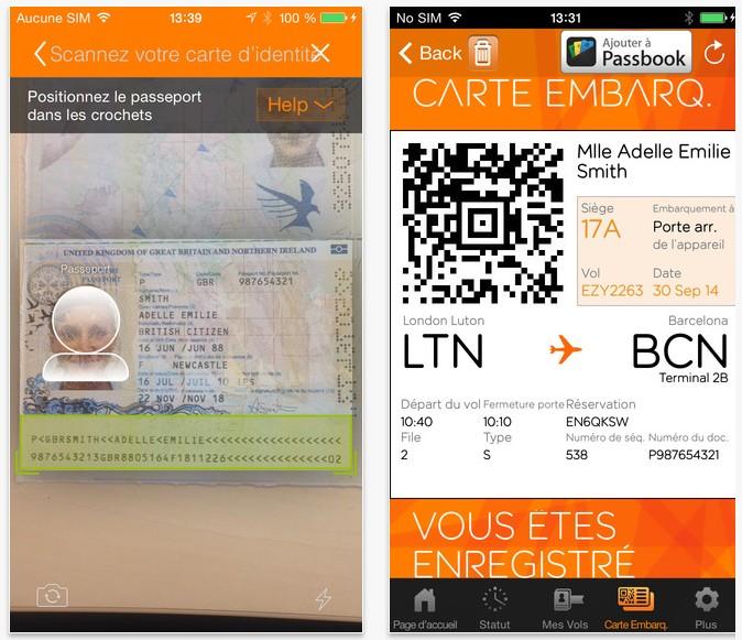 easyjetpassportscan EasyJet : le passeport numérique sur mobile débarque