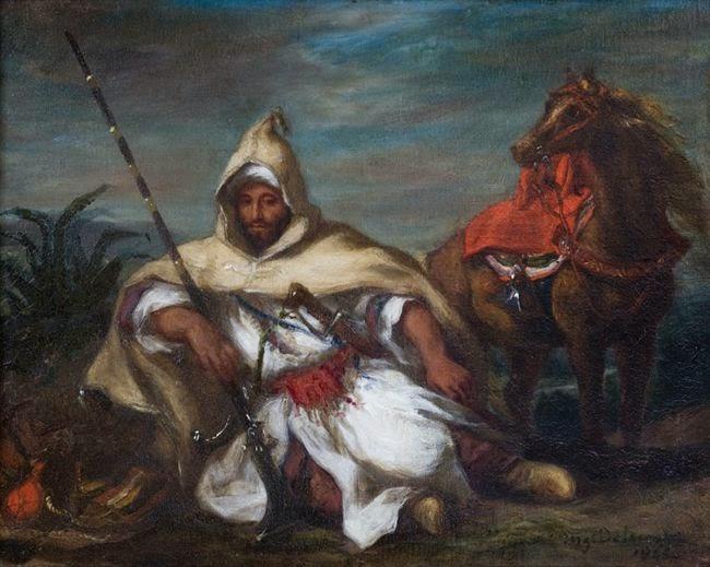 Objets dans la peinture, souvenir du Maroc, Musée Delacroix