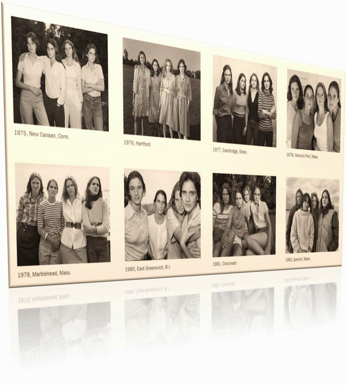 curiosité dans le New York Times : 4 soeurs se font photographier pendant 40 ans !