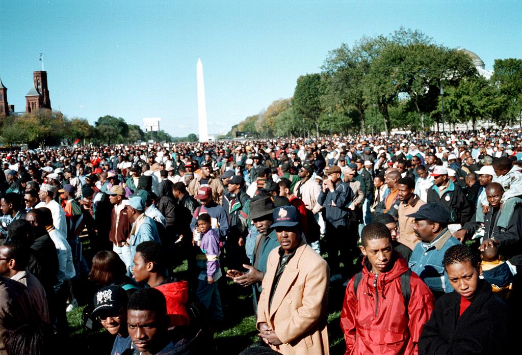Le 16 octobre 1995: The million man march.