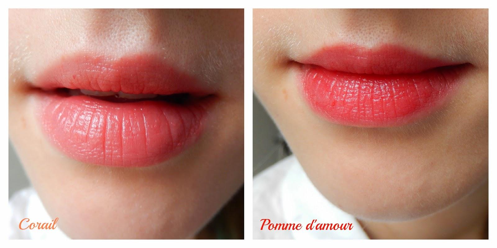 Les rouges Luminelle Yves Rocher.