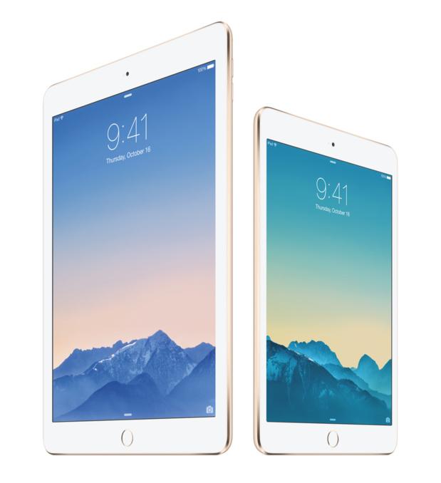 Les nouveaux iPad Air 2 et Mini Retina 2 sont disponibles à la vente