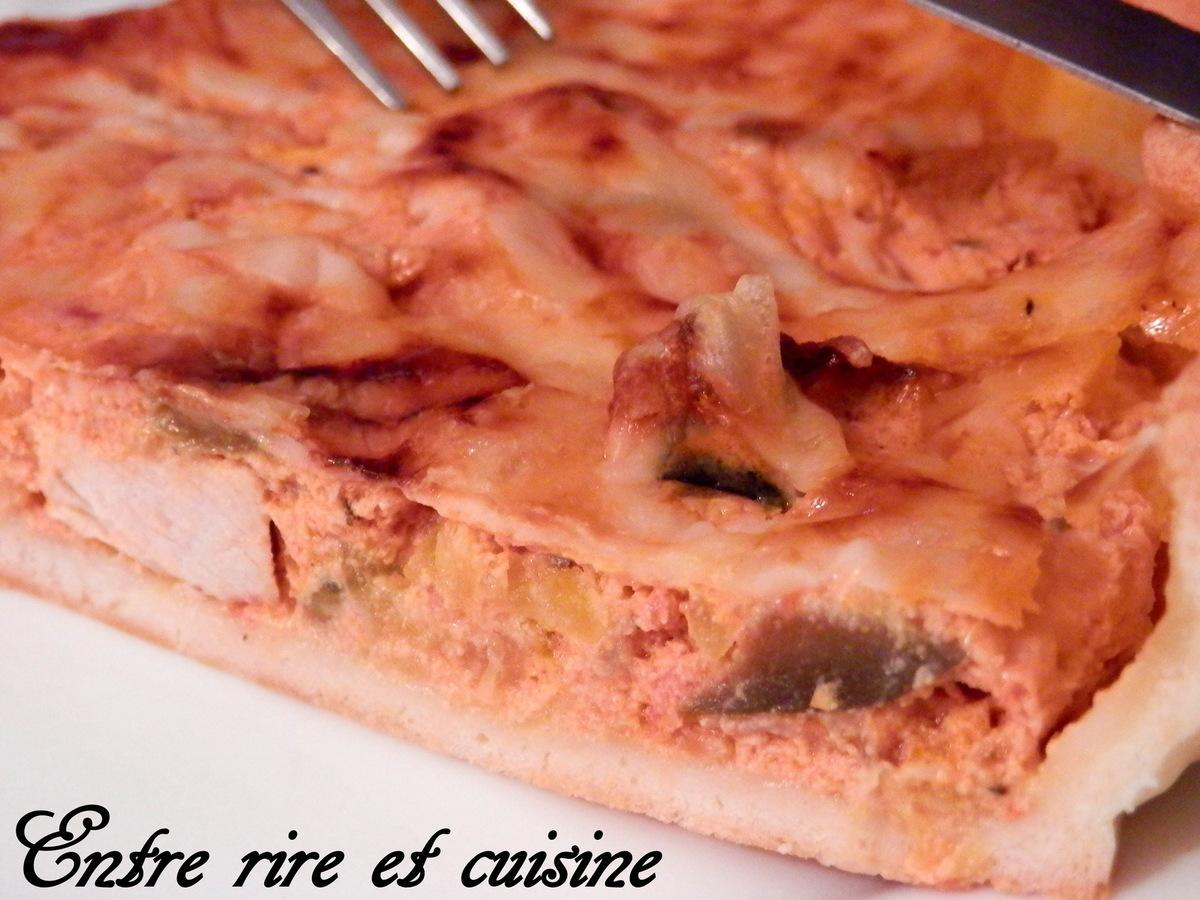 Quiche Poulet au paprika, Ratatouille et Courgette + Appel à vous