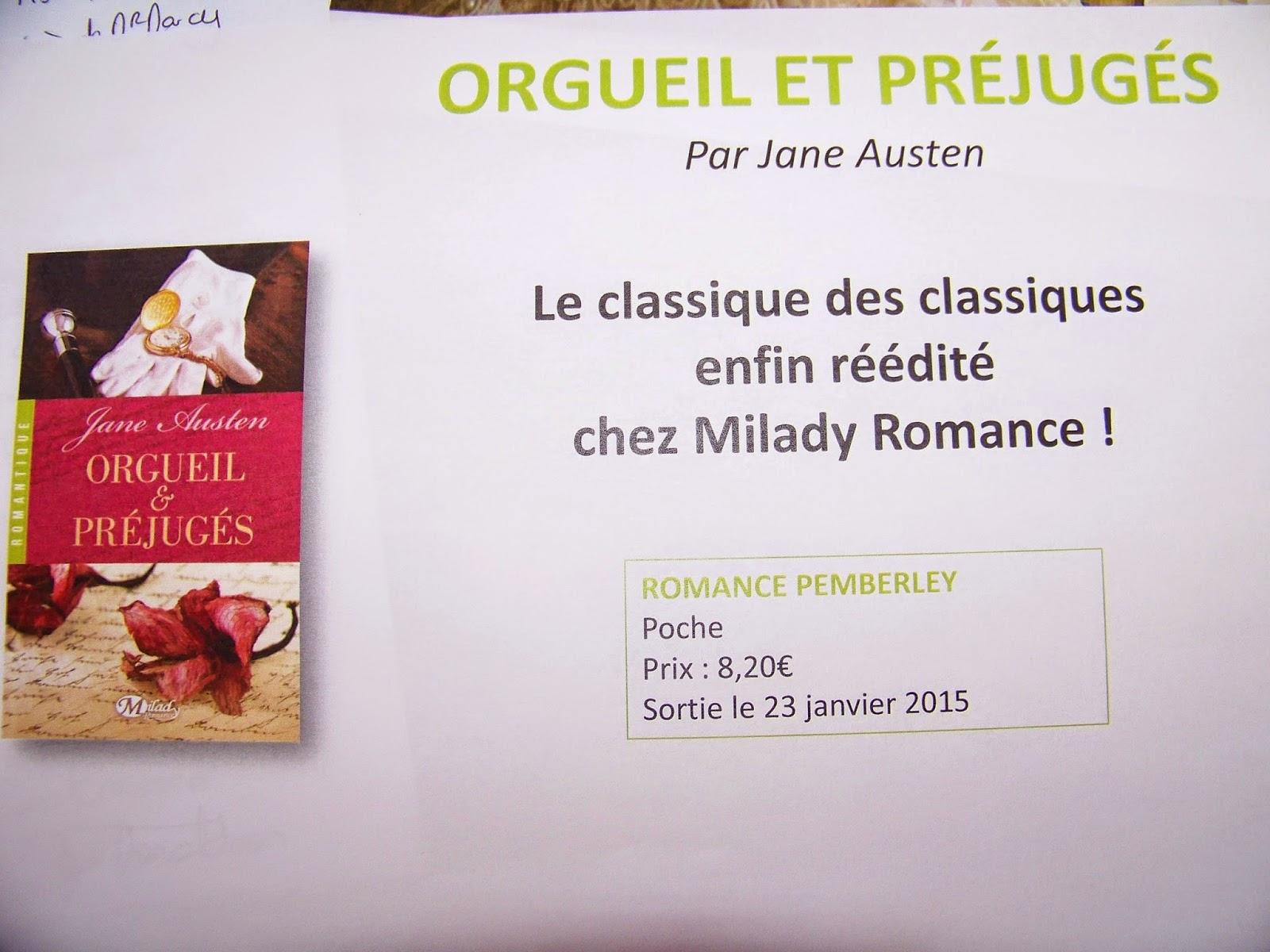 Milady: les futures publications Milady: les futures publications