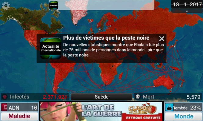 Ebola éradiquera la population mondiale en 2017 Ebola éradiquera la population mondiale en 2017