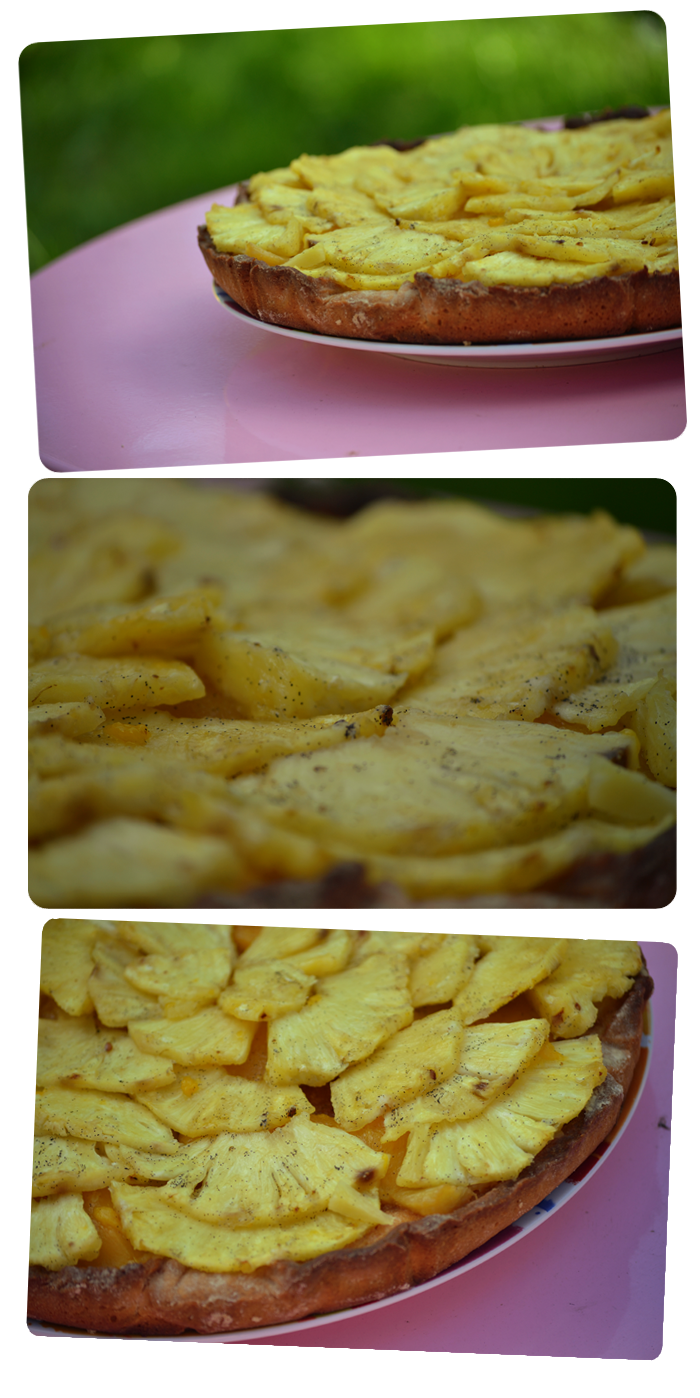 tarte ananas mangue, pineapple pie