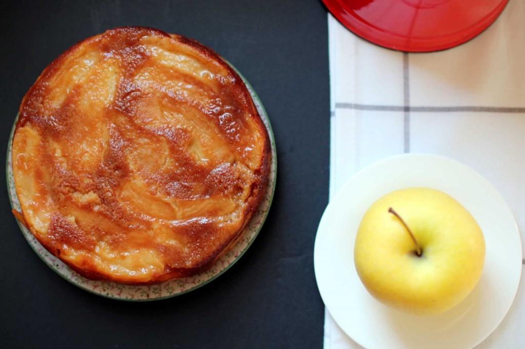 Gâteau fondant aux pommes : linvisible gateau renverse pommes1 1024x682 Gâteau fondant aux pommes : linvisible