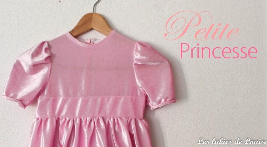 robe de princesse rose - titre Les lubies de louise